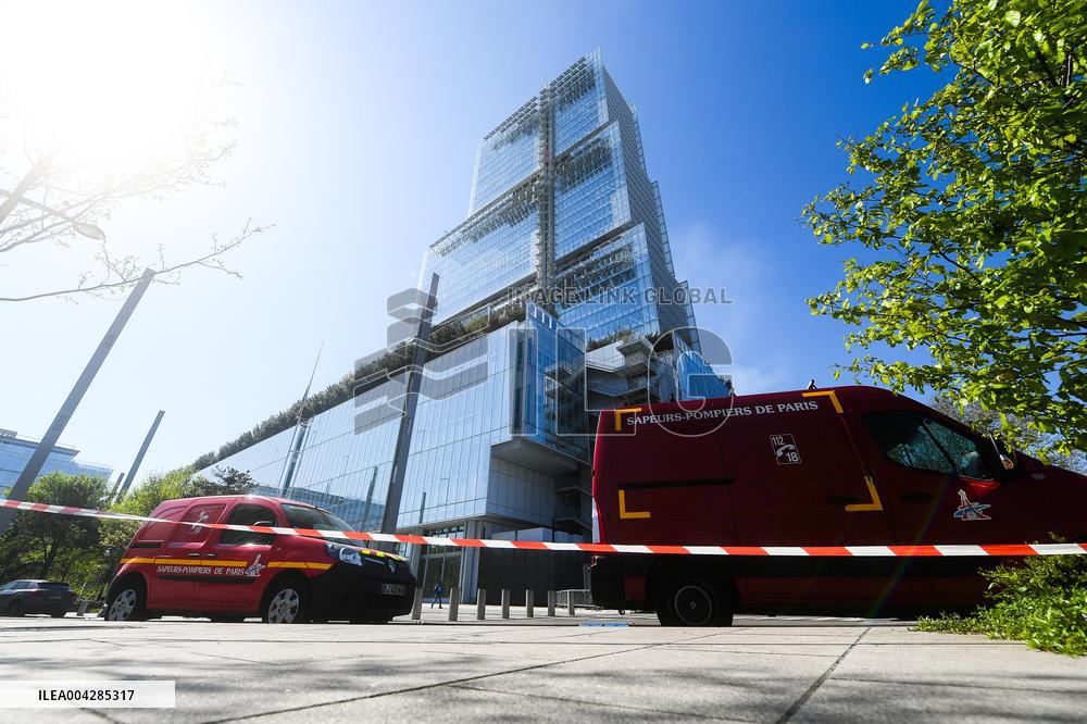 Aftermath of The Fire at The Recycling Plant - Paris