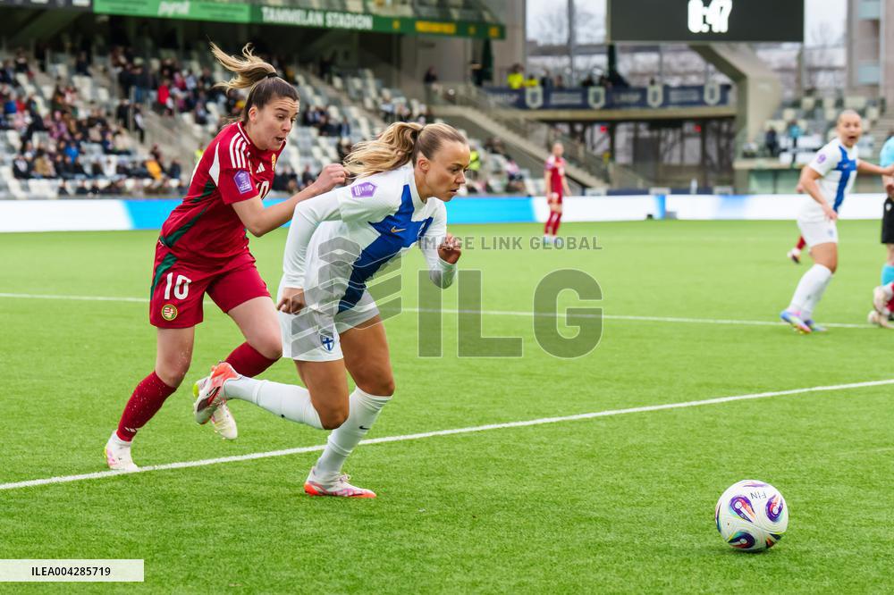 Football - Women's UEFA Nations League - Finland vs Hungary