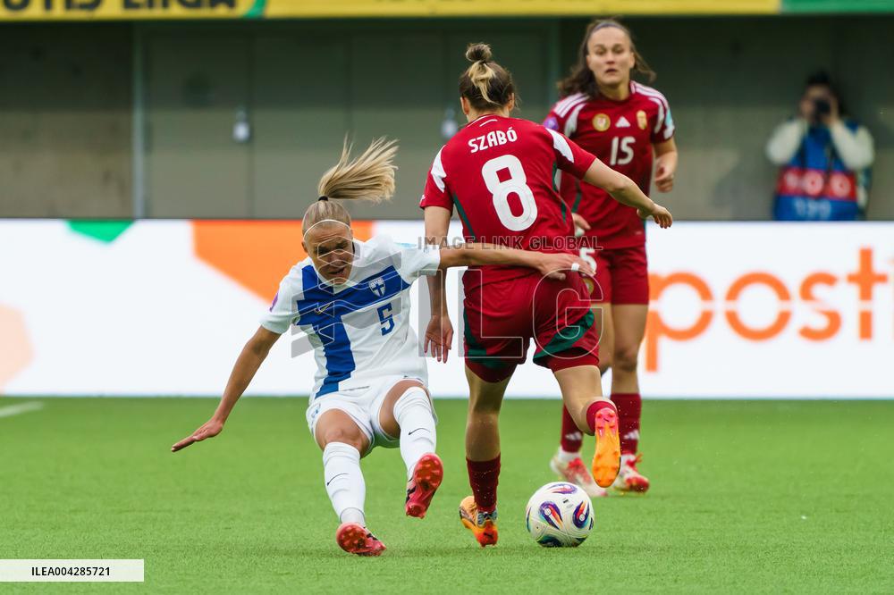 Football - Women's UEFA Nations League - Finland vs Hungary