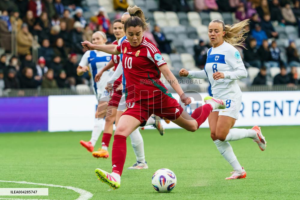 Football - Women's UEFA Nations League - Finland vs Hungary
