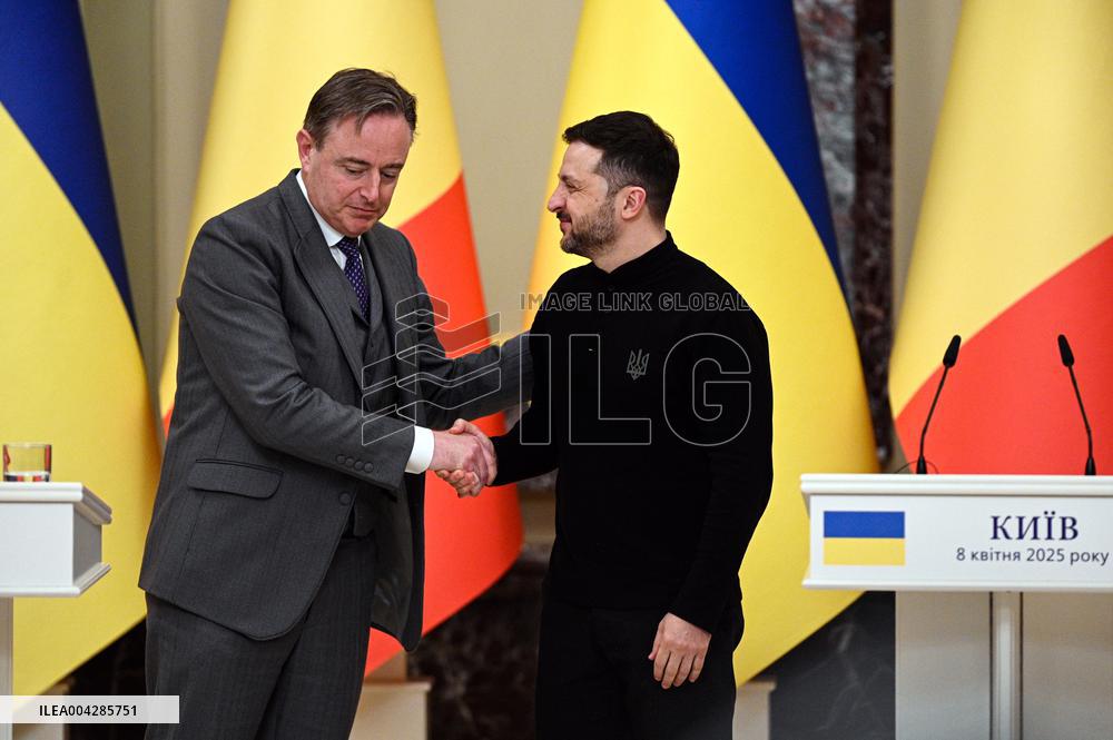 Joint news conference of Ukrainian President and Belgian Prime Minister in Kyiv