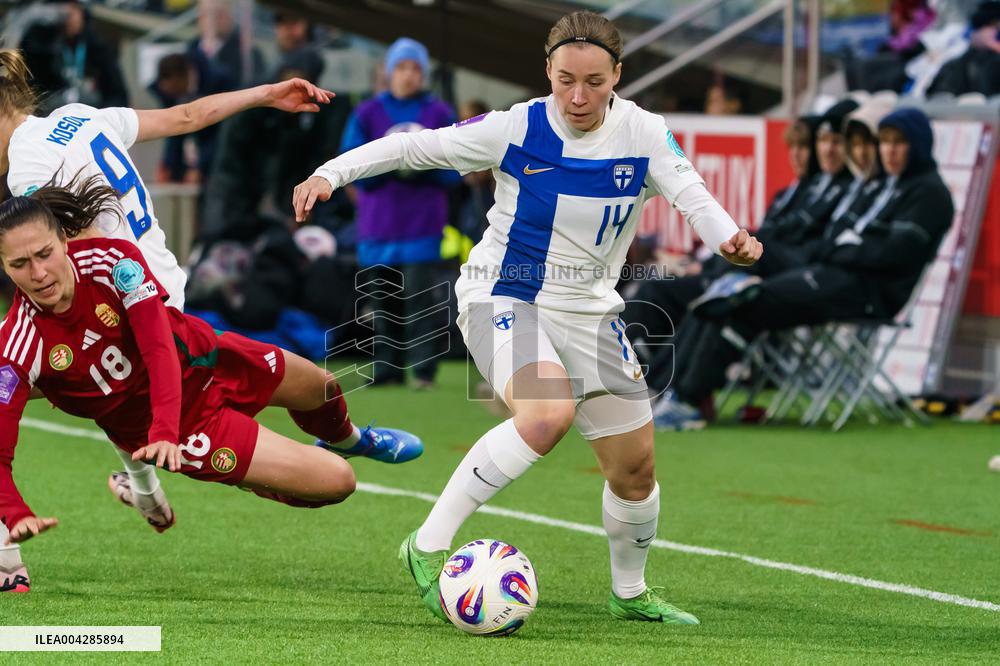 Football - Women's UEFA Nations League - Finland vs Hungary