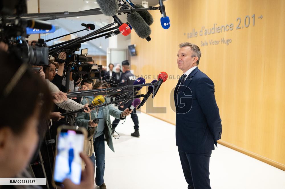 Trial for illegal campaign financing from Lybia - Paris RL