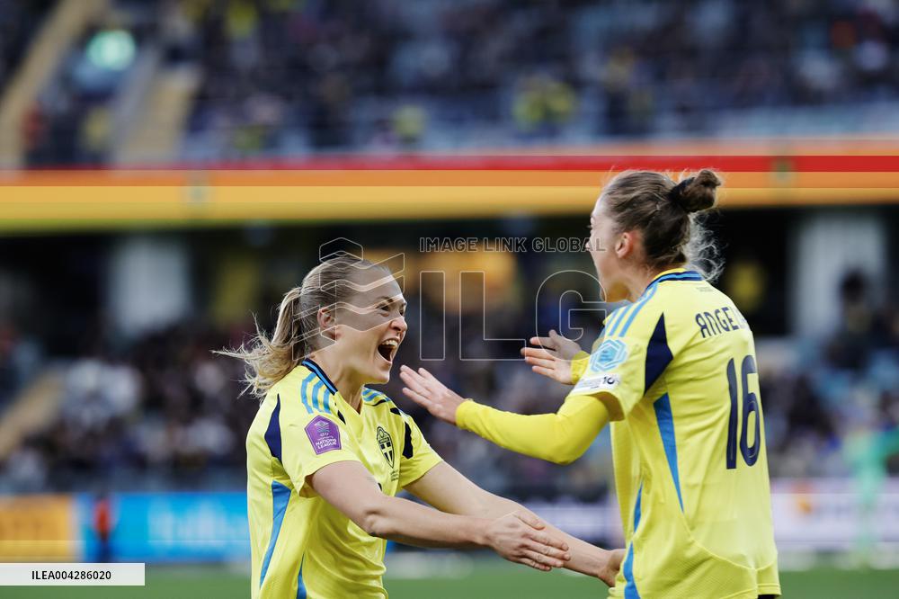 UEFA WOMEN'S NATIONS LEAGUE SWEDEN-WALES