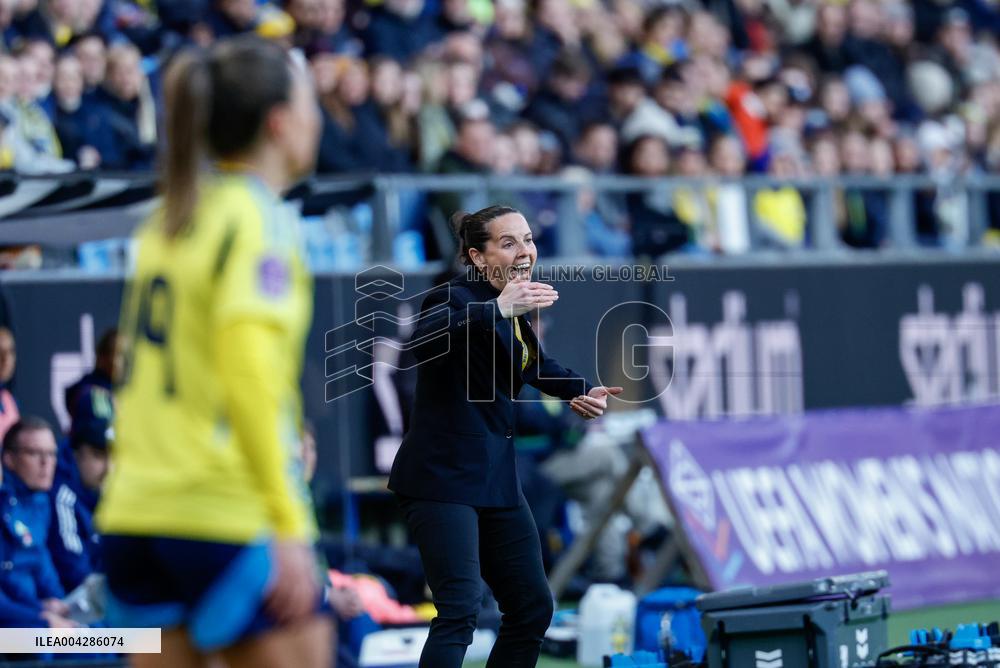 UEFA WOMEN'S NATIONS LEAGUE SWEDEN-WALES