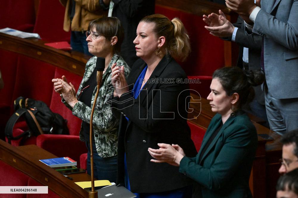 Questions to the government at the National Assembly in Paris FA