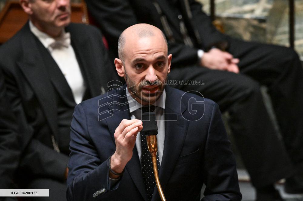 Questions to the government at the National Assembly in Paris FA