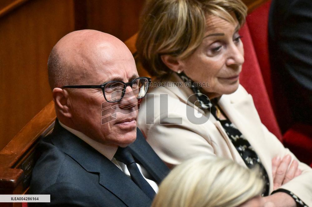 Questions to the government at the National Assembly in Paris FA