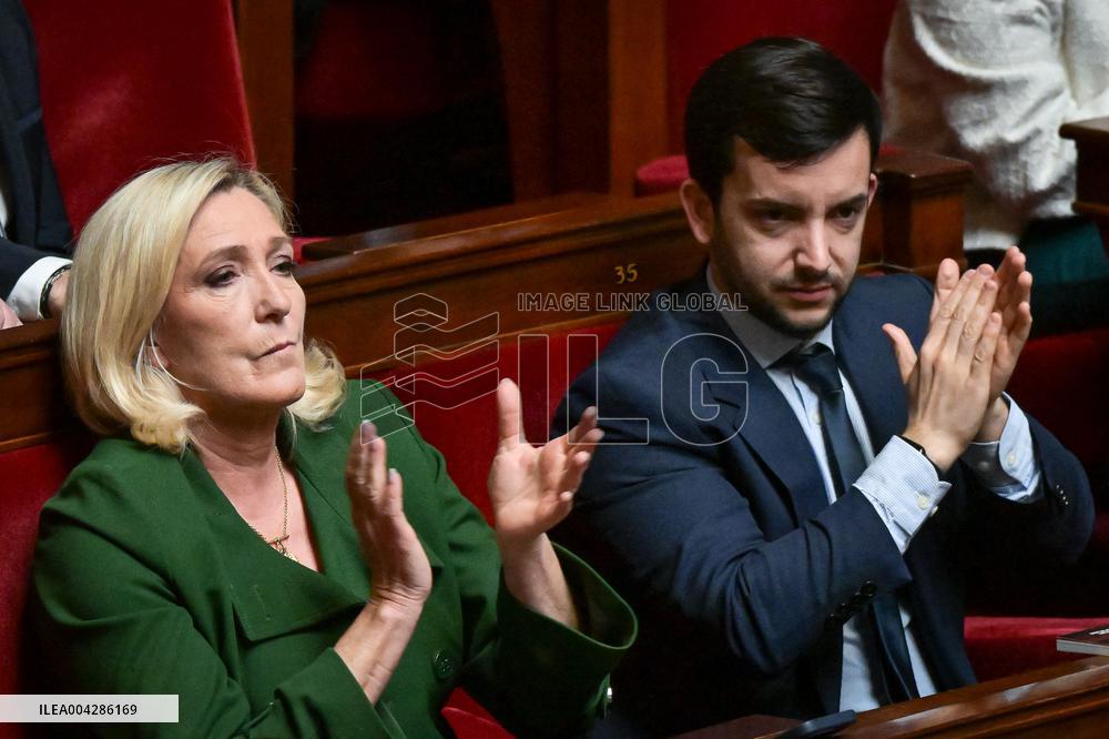 Questions to the government at the National Assembly in Paris FA