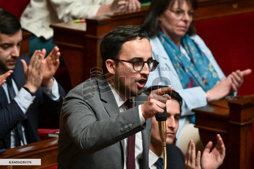 Questions to the government at the National Assembly in Paris FA