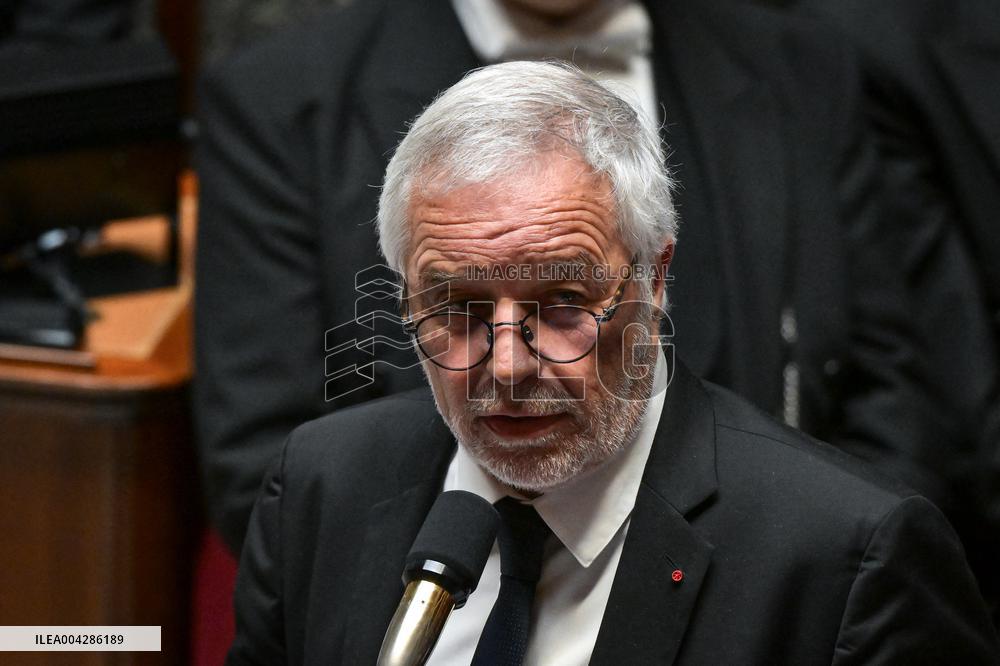 Questions to the government at the National Assembly in Paris FA