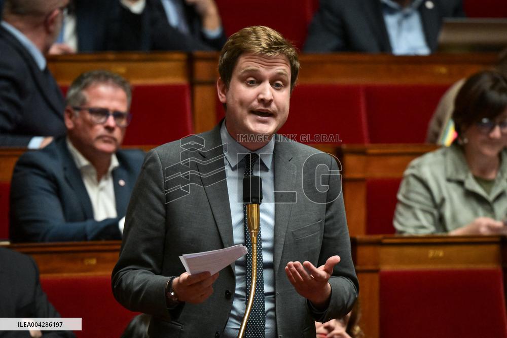 Questions to the government at the National Assembly in Paris FA