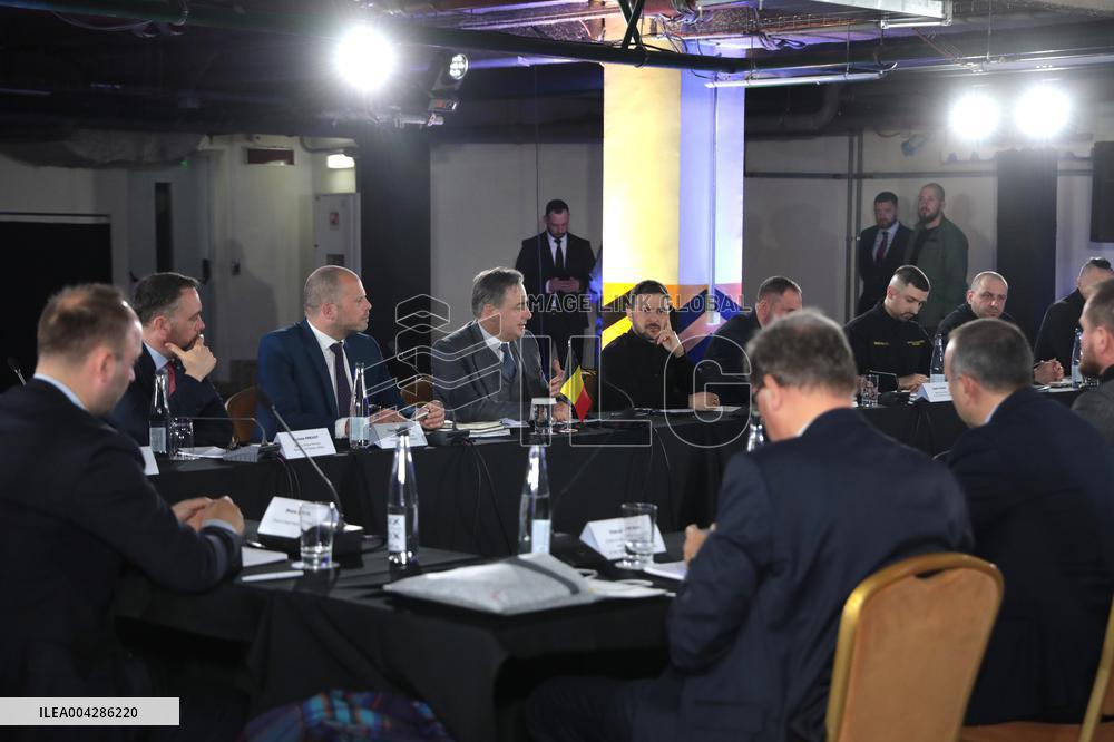 Volodymyr Zelenskyy and Bart De Wever meet representatives of Ukrainian and Belgian defence industries