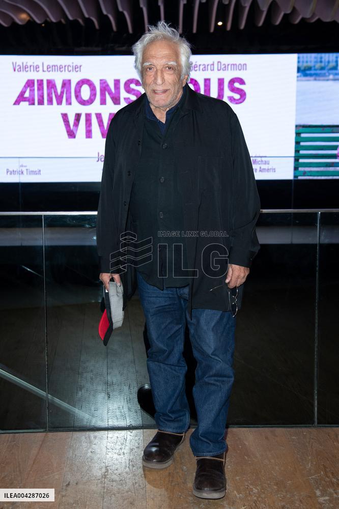 Aimons Nous Vivants Premiere