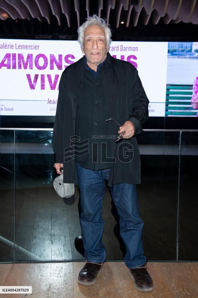 Aimons Nous Vivants Premiere