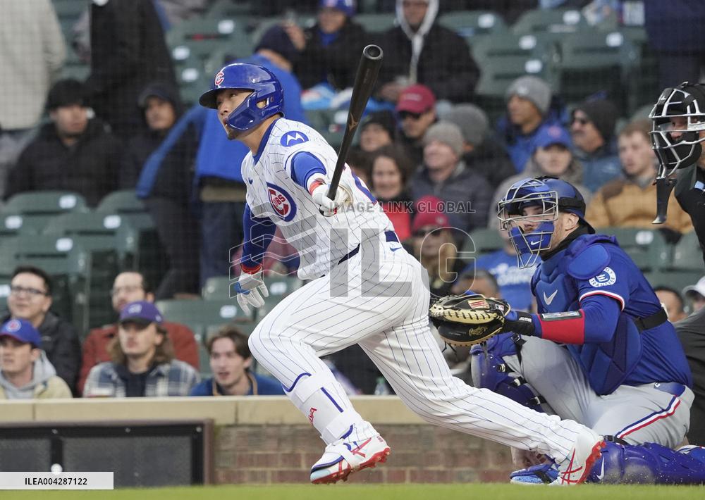 CORRECTED: Baseball: Rangers vs. Cubs