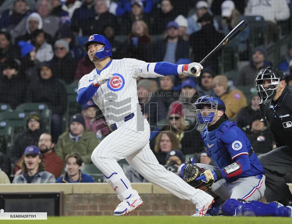 CORRECTED: Baseball: Rangers vs. Cubs