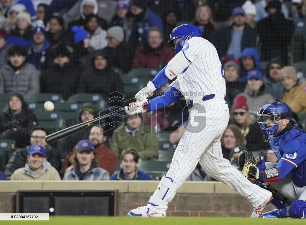 CORRECTED: Baseball: Rangers vs. Cubs