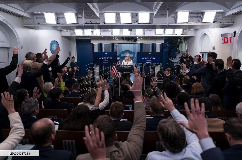 Karoline Leavitt News Conference - DC