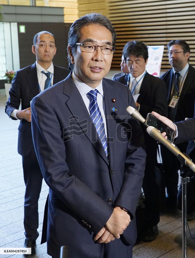 Japanese farm minister speaks on release of stockpiled rice