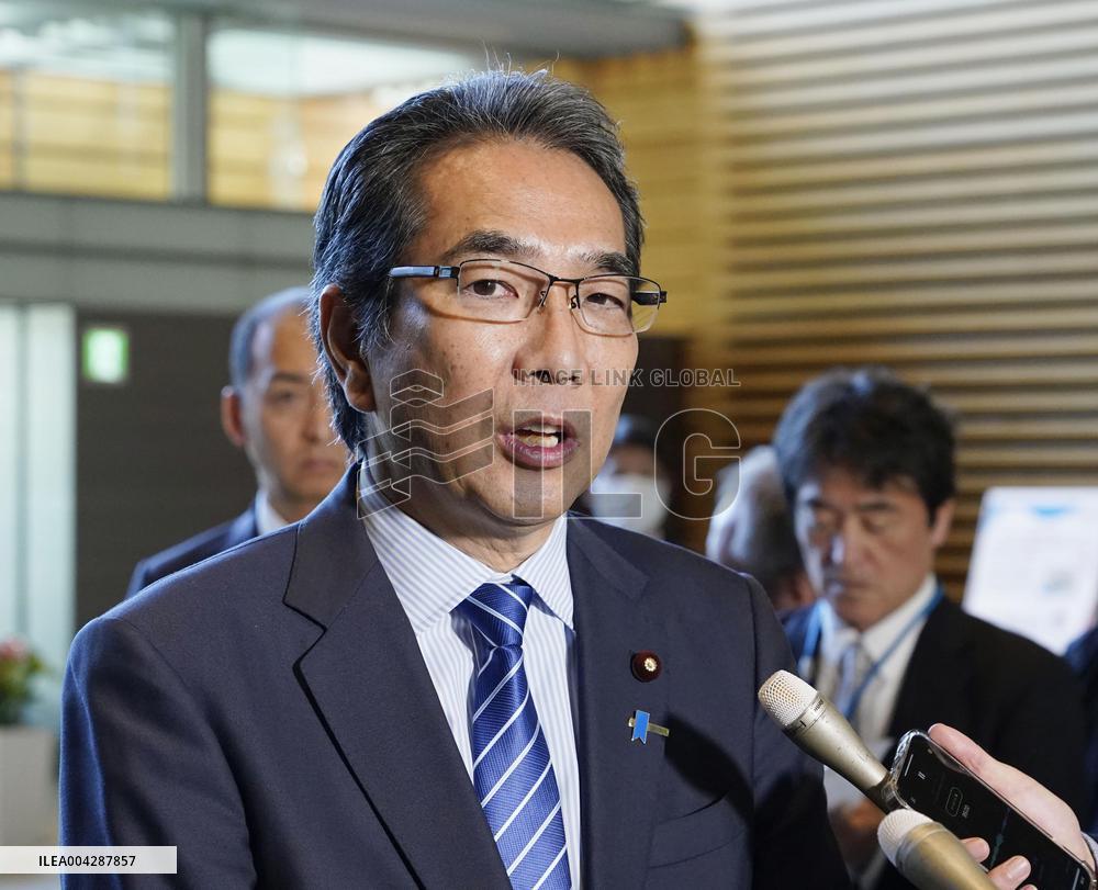 Japanese farm minister speaks on release of stockpiled rice