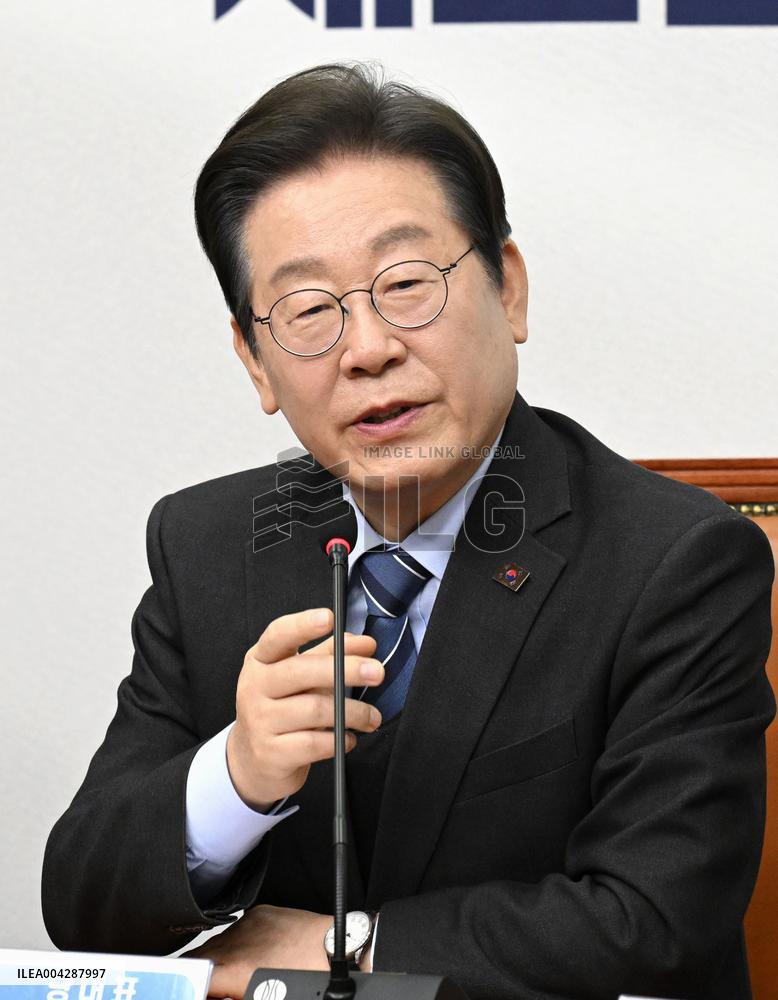 S. Korea's opposition leader Lee
