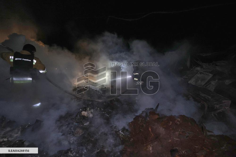 Kharkiv under Russian drone attack