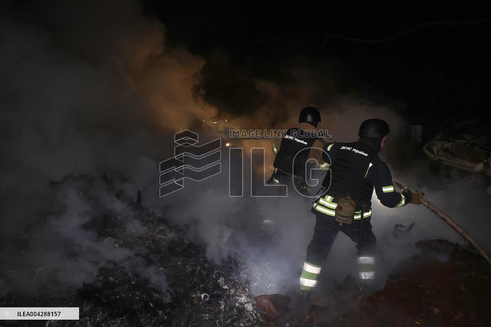 Kharkiv under Russian drone attack