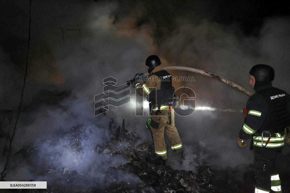 Kharkiv under Russian drone attack