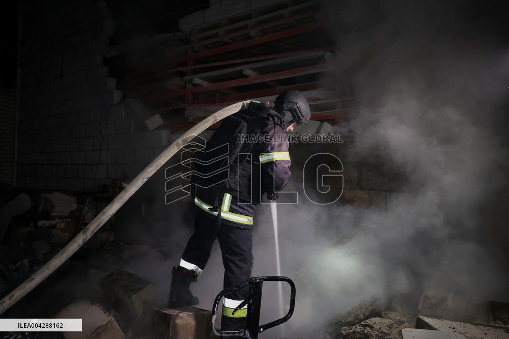 Kharkiv under Russian drone attack