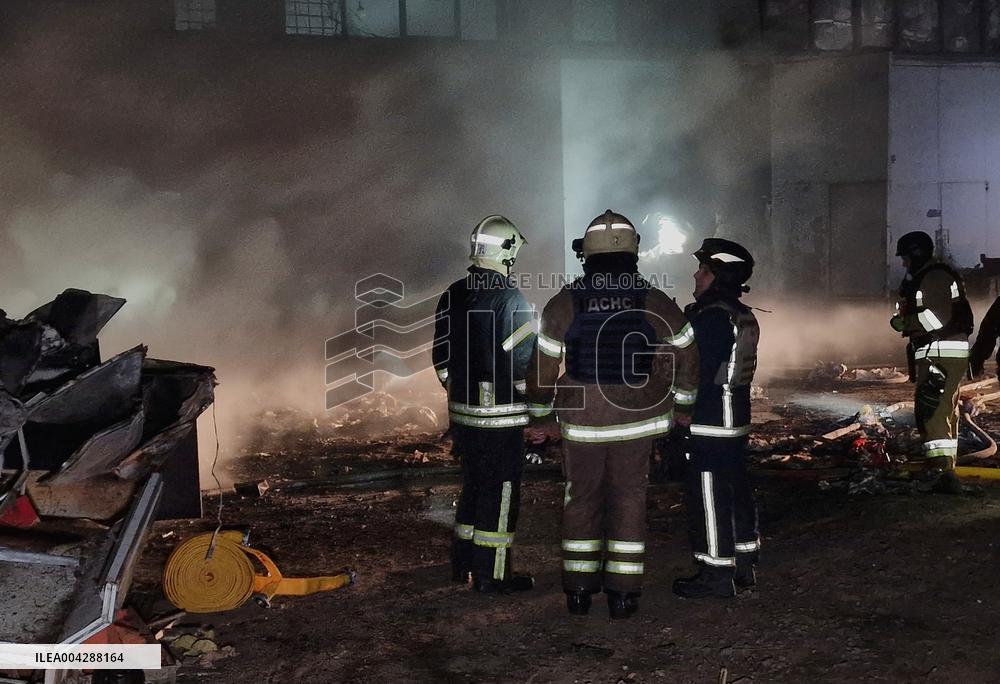 Kharkiv under Russian drone attack