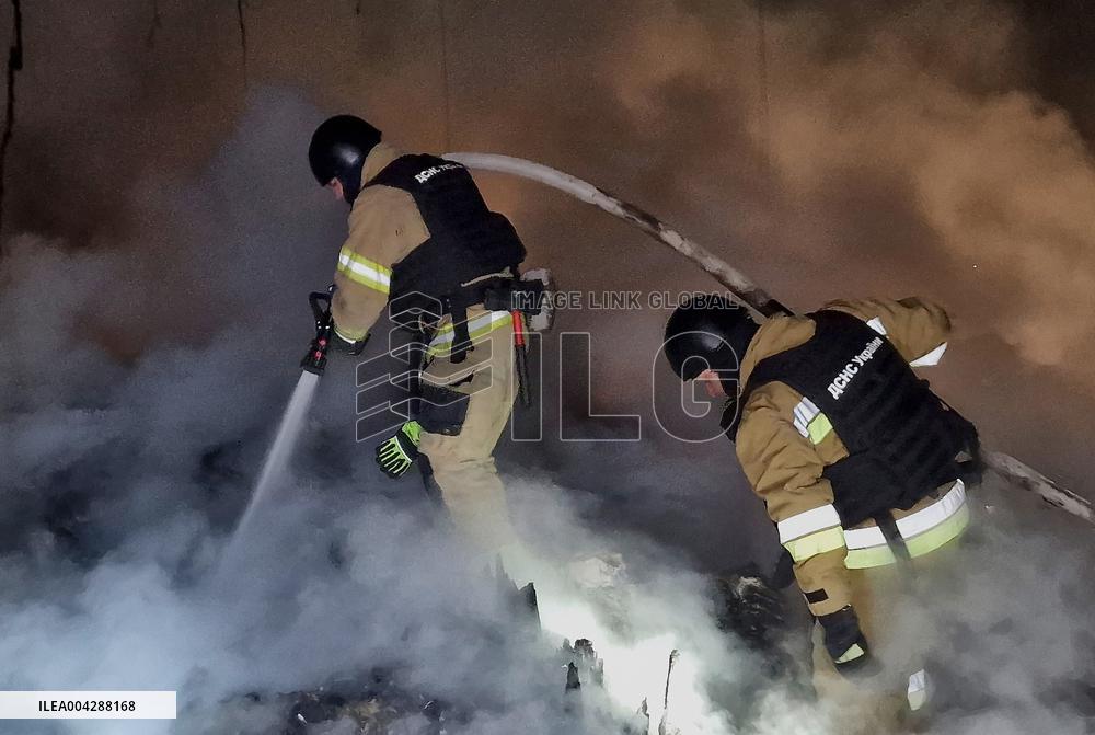 Kharkiv under Russian drone attack