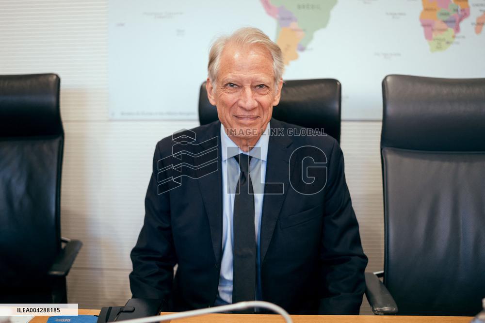 Dominique De Villepin at a foreign affairs committee - Paris AJ