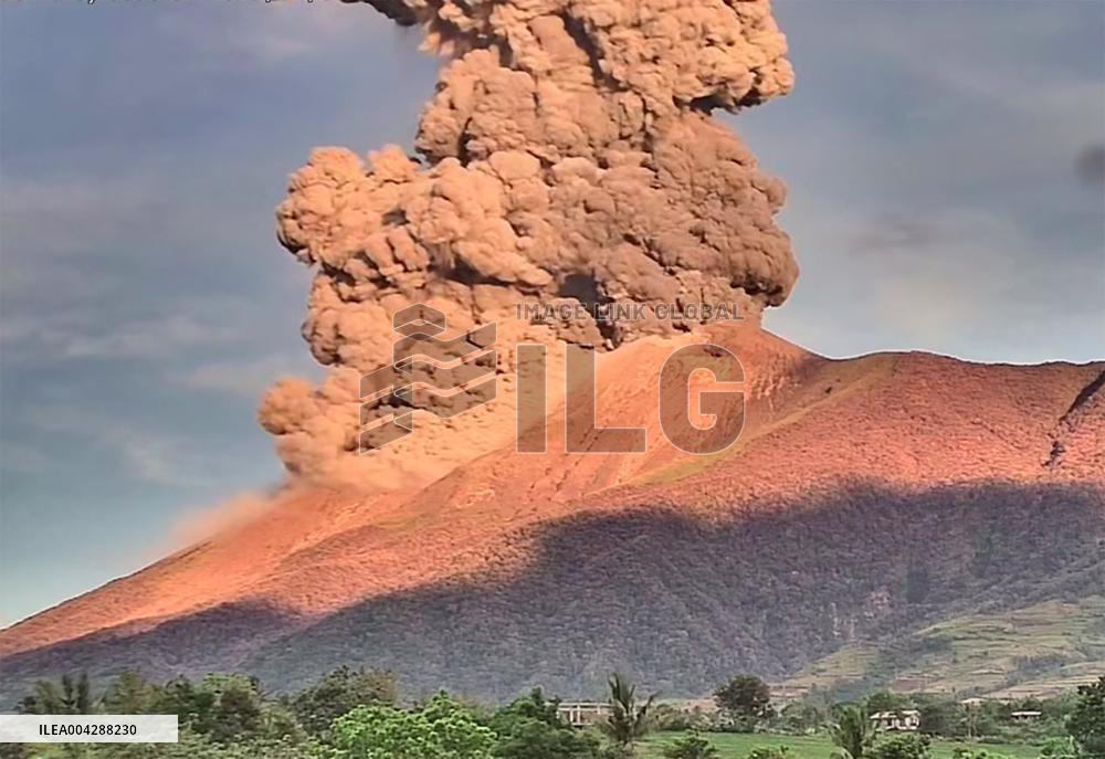 Mount Kanlaon Eruption in the Philippines