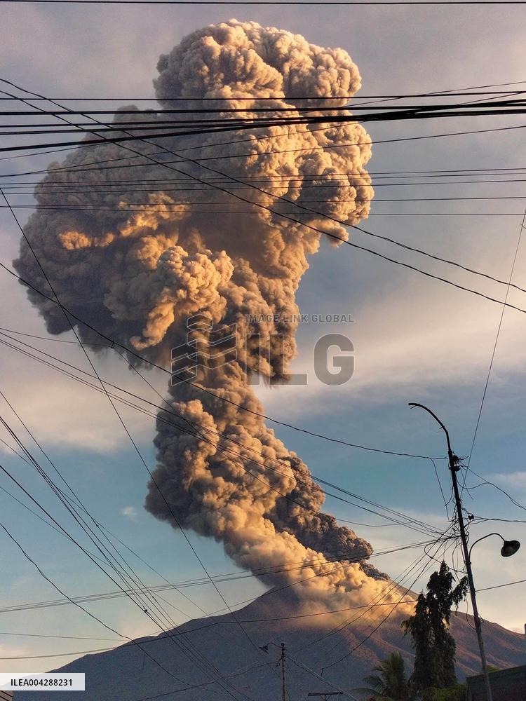 Mount Kanlaon Eruption in the Philippines