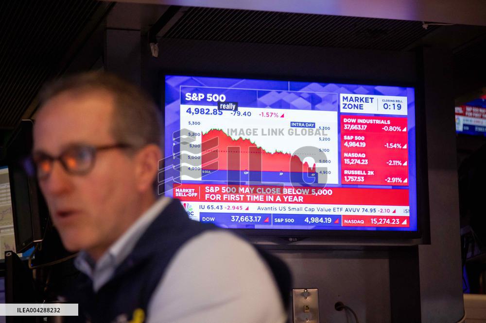 U.S.-NEW YORK-STOCKS-DROP