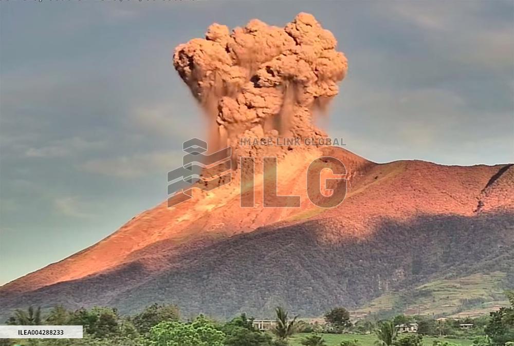 Mount Kanlaon Eruption in the Philippines