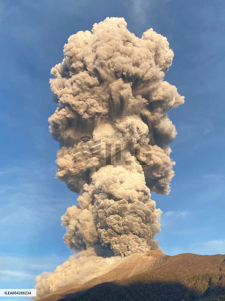 Mount Kanlaon Eruption in the Philippines