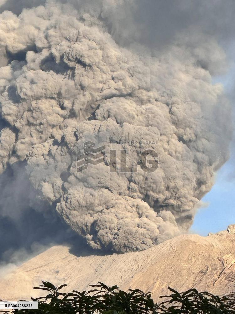 Mount Kanlaon Eruption in the Philippines