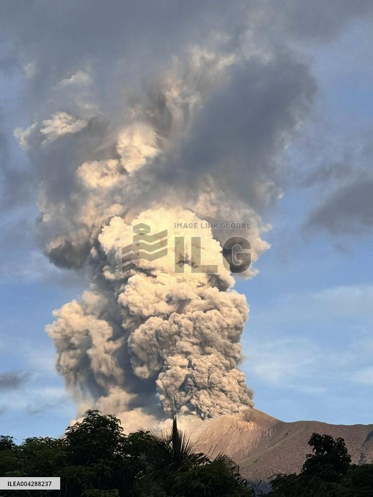 Mount Kanlaon Eruption in the Philippines