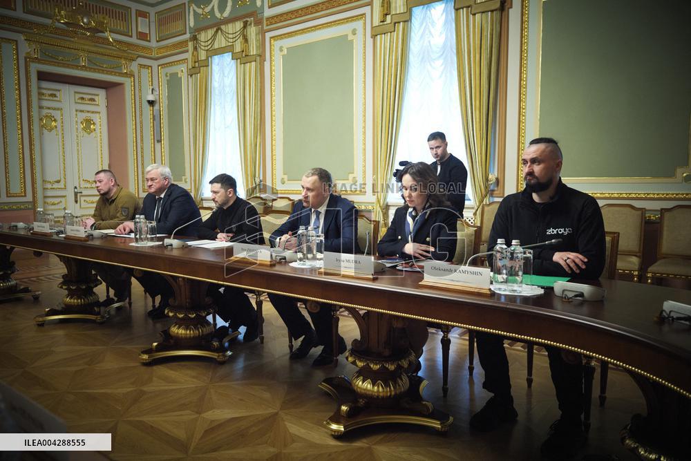 Meeting Between the President of Ukraine and the Prime Minister of Belgium in Kyiv