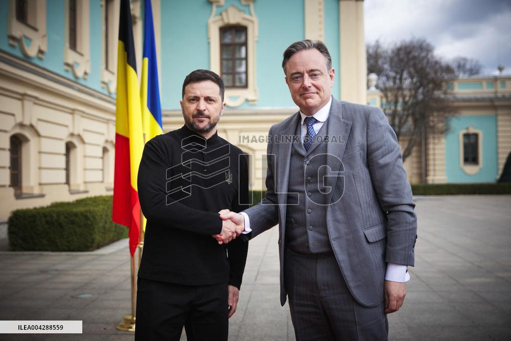 Meeting Between the President of Ukraine and the Prime Minister of Belgium in Kyiv