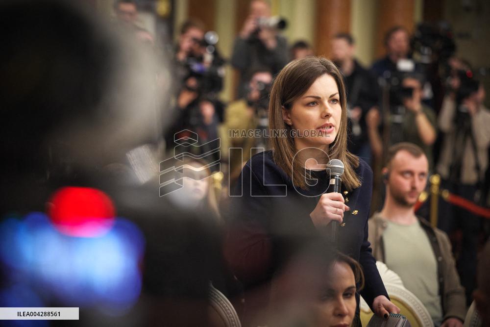 Ukrainian President and Belgian PM Hold Joint Conference - Ukraine