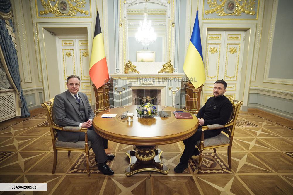 Meeting Between the President of Ukraine and the Prime Minister of Belgium in Kyiv