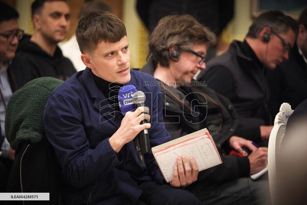 Ukrainian President and Belgian PM Hold Joint Conference - Ukraine