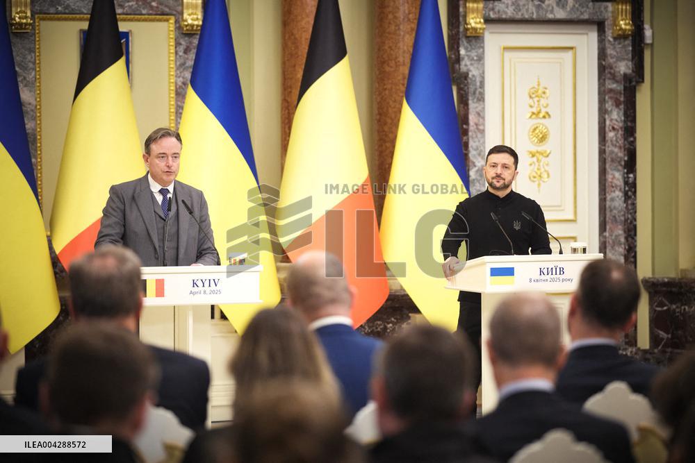 Ukrainian President and Belgian PM Hold Joint Conference - Ukraine