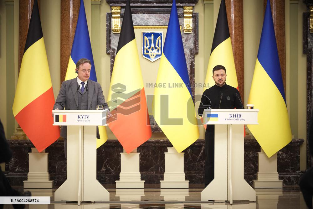 Ukrainian President and Belgian PM Hold Joint Conference - Ukraine