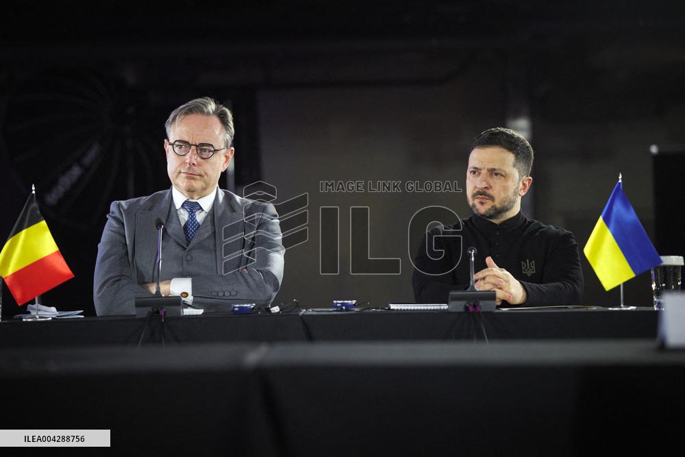 Zelenskyy and De Wever Meet Ukrainian and Belgian Defence Industry Leaders - Ukraine