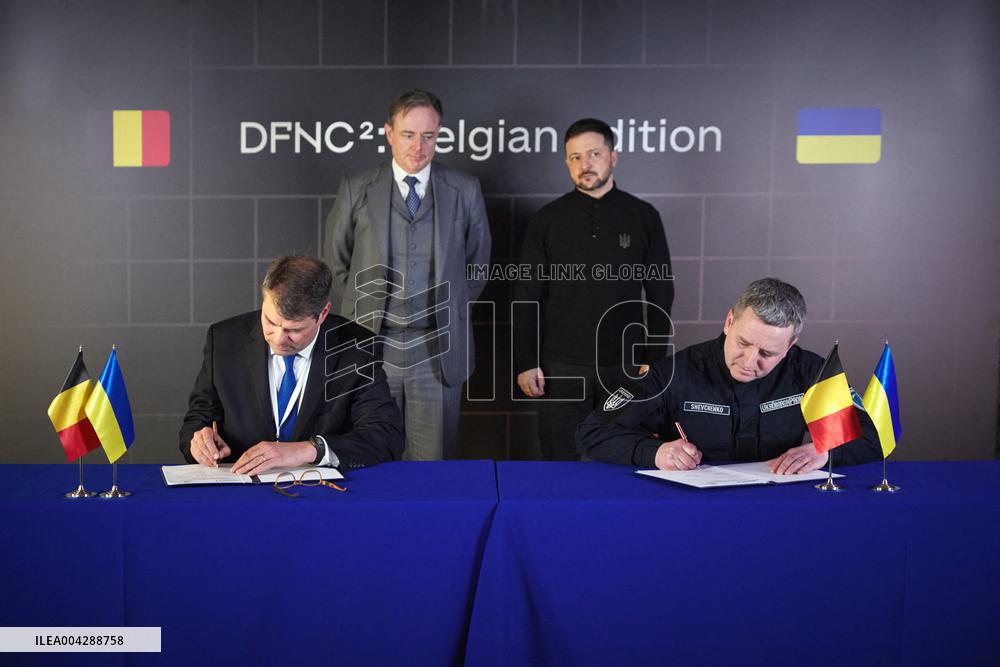 Zelenskyy and De Wever Meet Ukrainian and Belgian Defence Industry Leaders - Ukraine