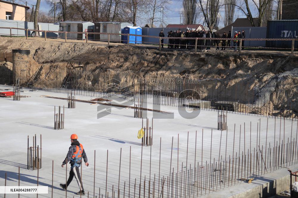 Ukrainian and Belgian FMs visit Baryshivka Lyceum in Kyiv region